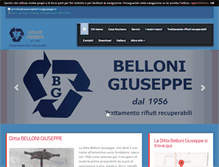 Tablet Screenshot of bellonigiuseppe.net